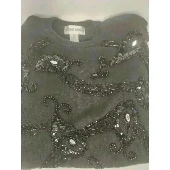 Victoria Harbour Size Large Breaded Fall Holiday Christmas Vintage Sweater - Picture 1 of 4